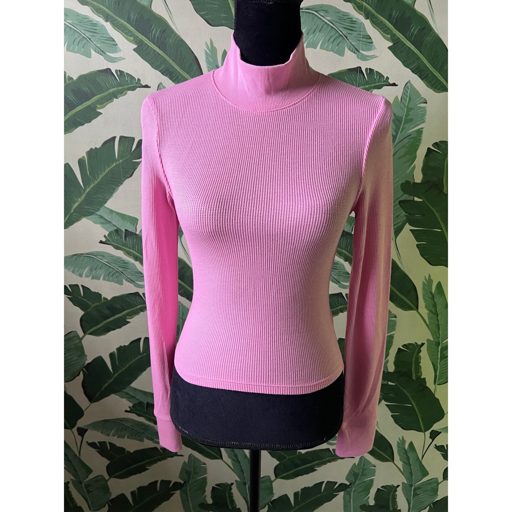 American Eagle Mock Neck Top Women S Pink